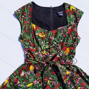 Retrolicious 1950s Reproduction Bird Dirndl Dress